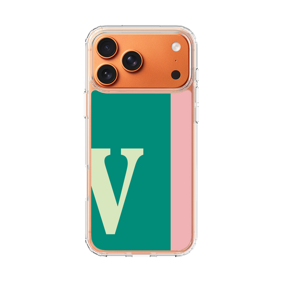 スリムプロテクションケース［ オリジナル - initial color line - V green ］