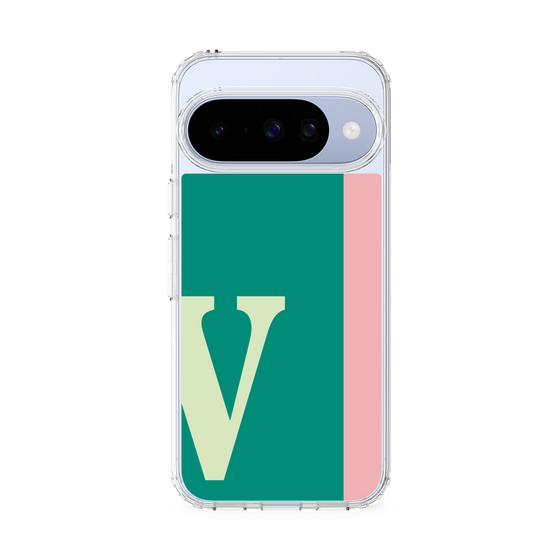 スリムプロテクションケース［ オリジナル - initial color line - V green ］