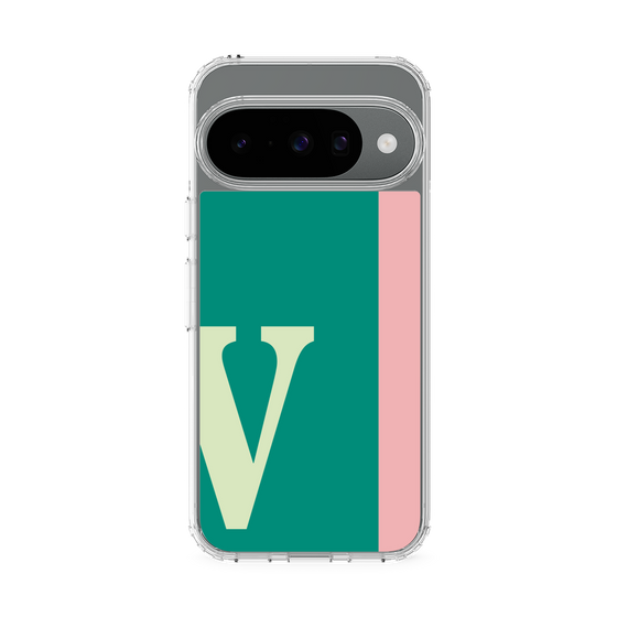 スリムプロテクションケース［ オリジナル - initial color line - V green ］