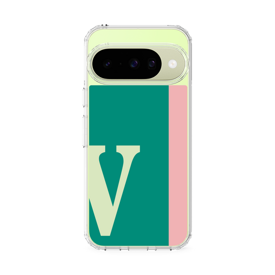 スリムプロテクションケース［ オリジナル - initial color line - V green ］