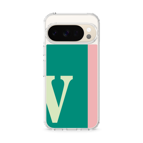 スリムプロテクションケース［ オリジナル - initial color line - V green ］