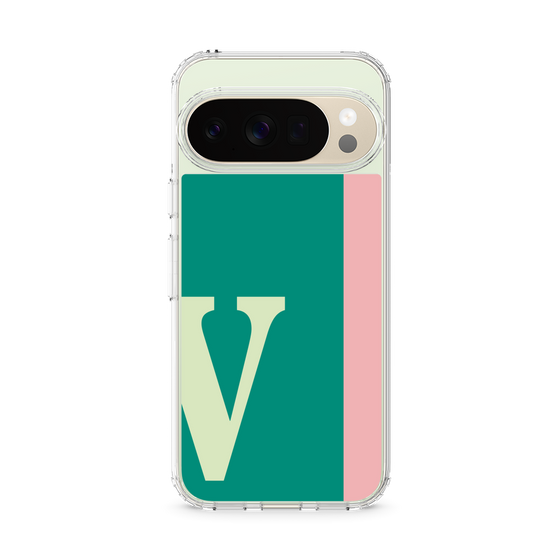 スリムプロテクションケース［ オリジナル - initial color line - V green ］