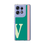 スリムプロテクションケース［ オリジナル - initial color line - V green ］