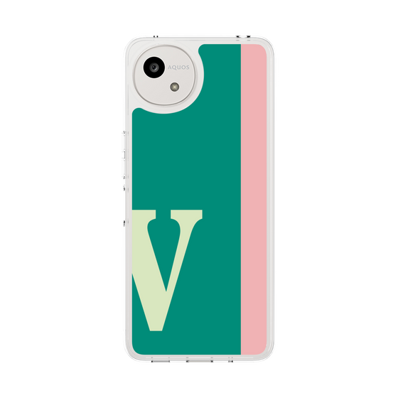 スリムプロテクションケース［ オリジナル - initial color line - V green ］