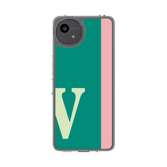 スリムプロテクションケース［ オリジナル - initial color line - V green ］