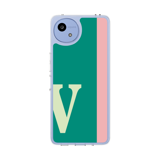 スリムプロテクションケース［ オリジナル - initial color line - V green ］