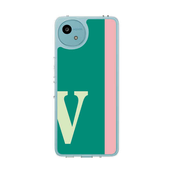 スリムプロテクションケース［ オリジナル - initial color line - V green ］