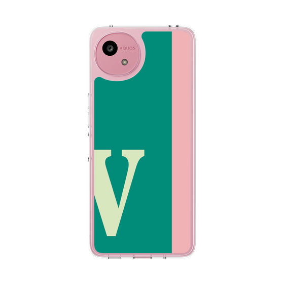 スリムプロテクションケース［ オリジナル - initial color line - V green ］