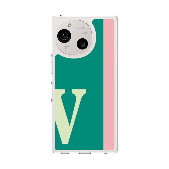 スリムプロテクションケース［ オリジナル - initial color line - V green ］