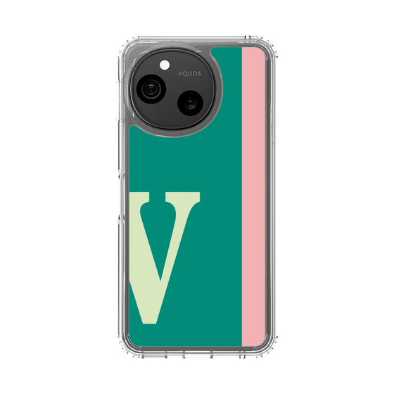 スリムプロテクションケース［ オリジナル - initial color line - V green ］