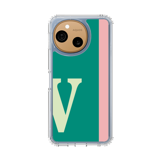 スリムプロテクションケース［ オリジナル - initial color line - V green ］