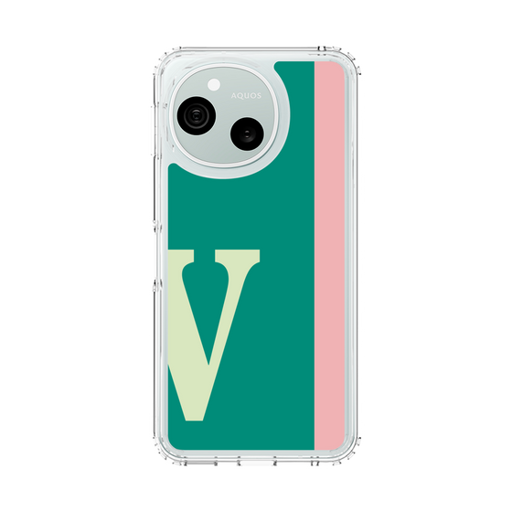 スリムプロテクションケース［ オリジナル - initial color line - V green ］