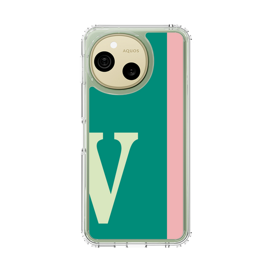 スリムプロテクションケース［ オリジナル - initial color line - V green ］