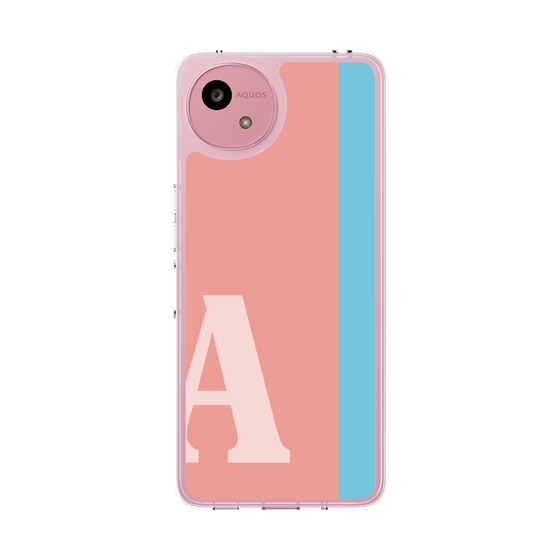 スリムプロテクションケース［ オリジナル - initial color line - A pink ］
