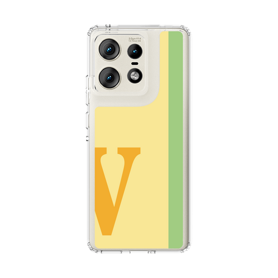 スリムプロテクションケース［ オリジナル - initial color line - V yellow ］