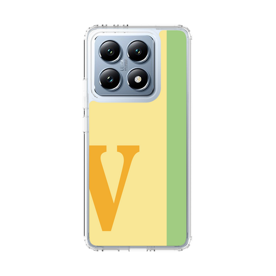 スリムプロテクションケース［ オリジナル - initial color line - V yellow ］