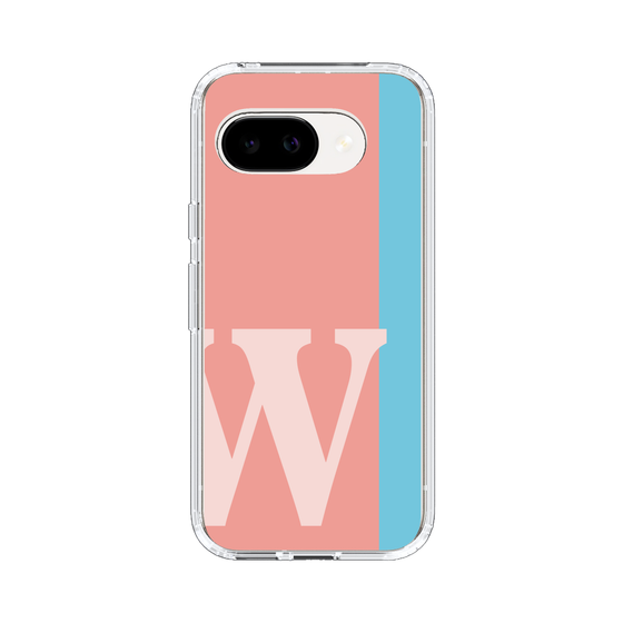 スリムプロテクションケース［ オリジナル - initial color line - W pink ］