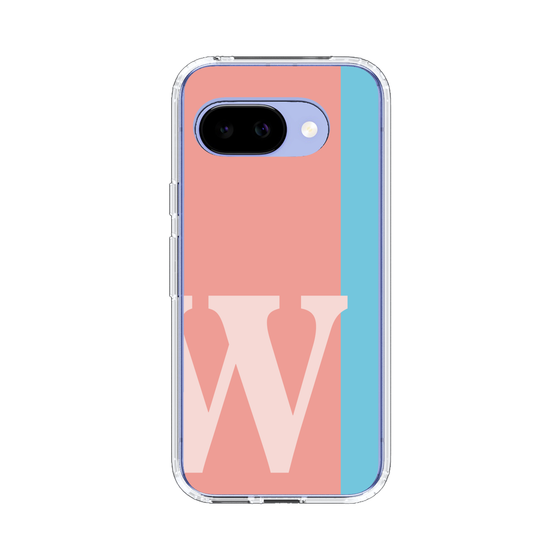 スリムプロテクションケース［ オリジナル - initial color line - W pink ］