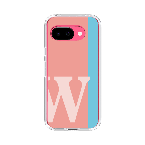 スリムプロテクションケース［ オリジナル - initial color line - W pink ］