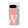 スリムプロテクションケース［ オリジナル - initial color line - W pink ］