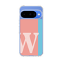 スリムプロテクションケース［ オリジナル - initial color line - W pink ］