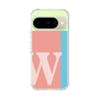 スリムプロテクションケース［ オリジナル - initial color line - W pink ］