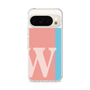 スリムプロテクションケース［ オリジナル - initial color line - W pink ］