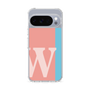 スリムプロテクションケース［ オリジナル - initial color line - W pink ］