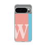 スリムプロテクションケース［ オリジナル - initial color line - W pink ］