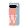 スリムプロテクションケース［ オリジナル - initial color line - W pink ］