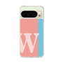 スリムプロテクションケース［ オリジナル - initial color line - W pink ］