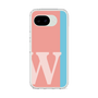 スリムプロテクションケース［ オリジナル - initial color line - W pink ］