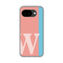 スリムプロテクションケース［ オリジナル - initial color line - W pink ］