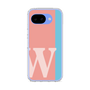 スリムプロテクションケース［ オリジナル - initial color line - W pink ］