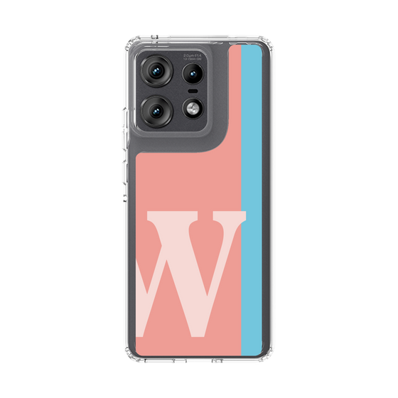 スリムプロテクションケース［ オリジナル - initial color line - W pink ］