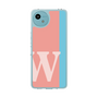 スリムプロテクションケース［ オリジナル - initial color line - W pink ］