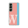 スリムプロテクションケース［ オリジナル - initial color line - W pink ］