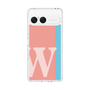 スリムプロテクションケース［ オリジナル - initial color line - W pink ］