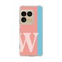 スリムプロテクションケース［ オリジナル - initial color line - W pink ］