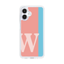 スリムプロテクションケース［ オリジナル - initial color line - W pink ］