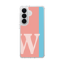 スリムプロテクションケース［ オリジナル - initial color line - W pink ］