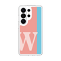 スリムプロテクションケース［ オリジナル - initial color line - W pink ］