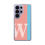 スリムプロテクションケース［ オリジナル - initial color line - W pink ］