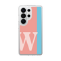 スリムプロテクションケース［ オリジナル - initial color line - W pink ］
