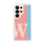 スリムプロテクションケース［ オリジナル - initial color line - W pink ］