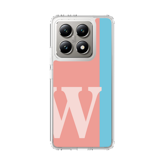 スリムプロテクションケース［ オリジナル - initial color line - W pink ］