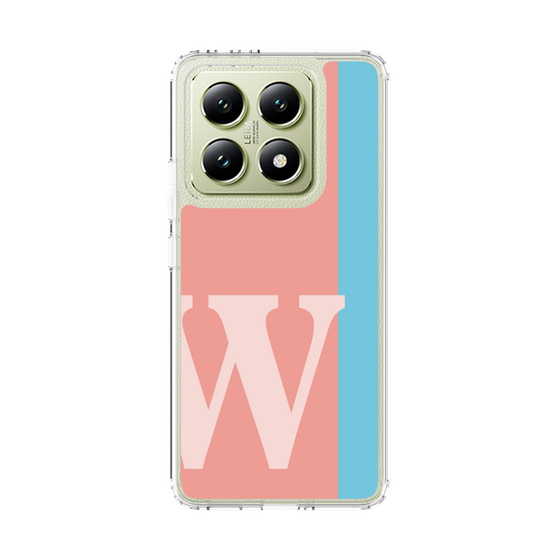 スリムプロテクションケース［ オリジナル - initial color line - W pink ］