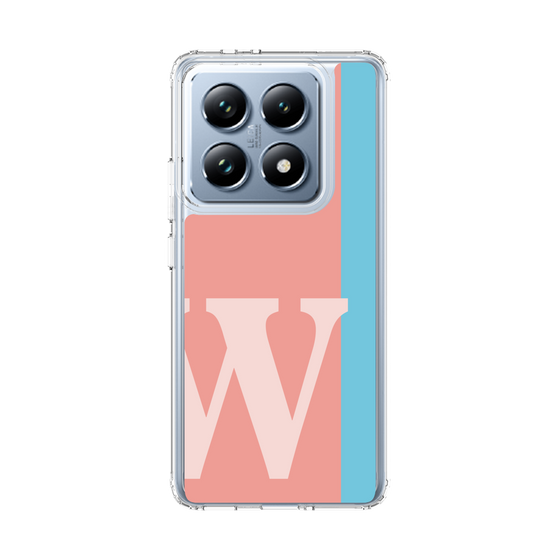 スリムプロテクションケース［ オリジナル - initial color line - W pink ］