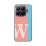スリムプロテクションケース［ オリジナル - initial color line - W pink ］