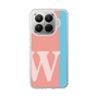 スリムプロテクションケース［ オリジナル - initial color line - W pink ］